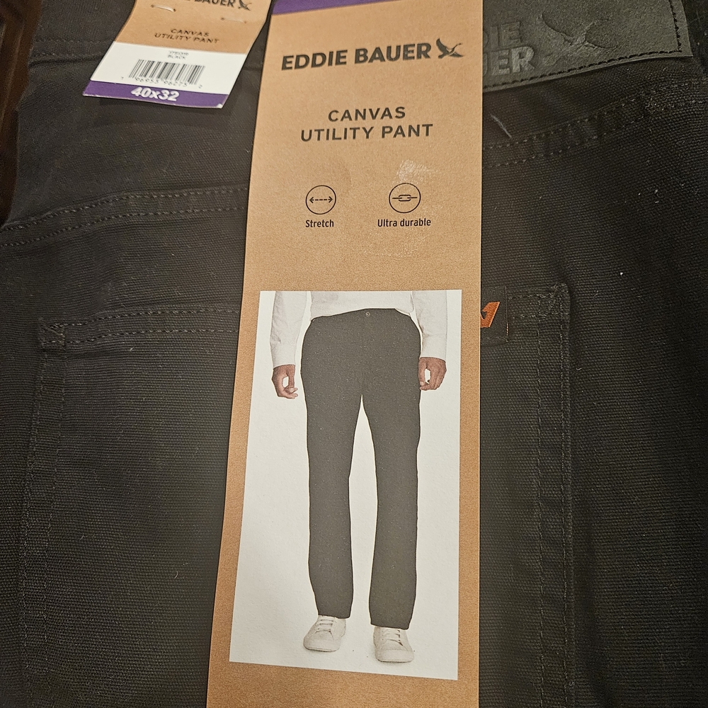 2 Pair Eddie Bauer Canvas Pants